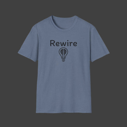 Rewire Your Brain "Lightbulb" Unisex Softstyle T-Shirt