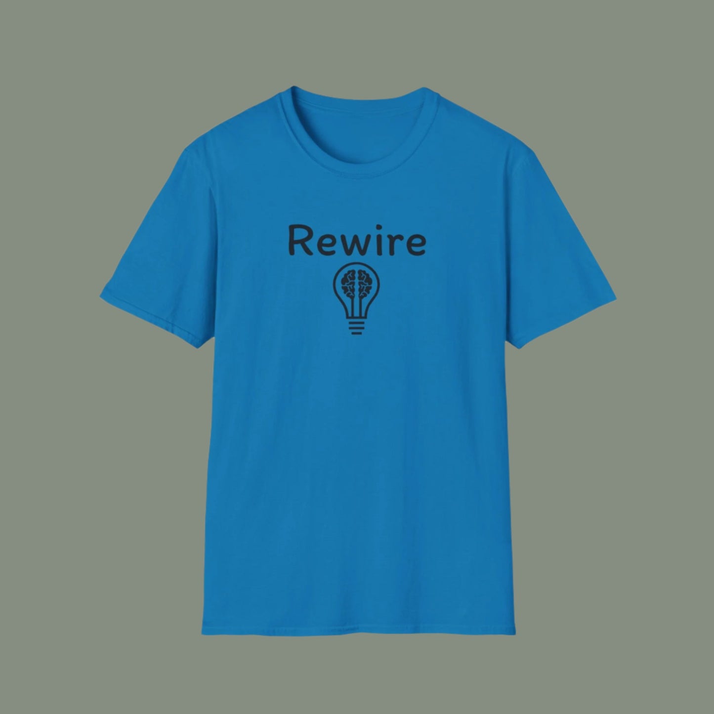 Rewire Your Brain "Lightbulb" Unisex Softstyle T-Shirt