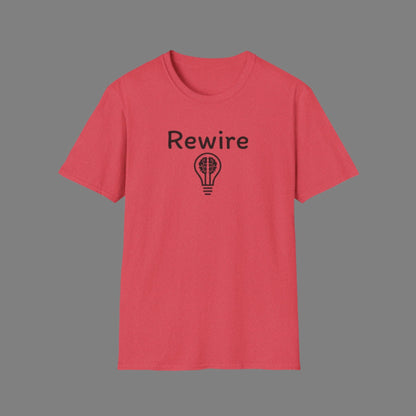 Rewire Your Brain "Lightbulb" Unisex Softstyle T-Shirt