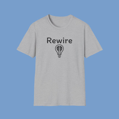 Rewire Your Brain "Lightbulb" Unisex Softstyle T-Shirt