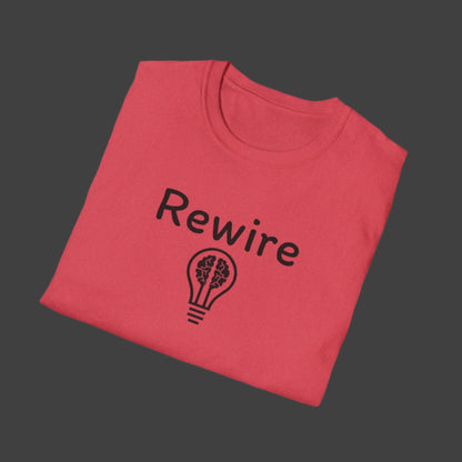 Rewire Your Brain "Lightbulb" Unisex Softstyle T-Shirt