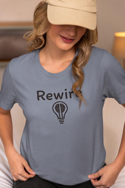 Rewire Your Brain "Lightbulb" Unisex Softstyle T-Shirt